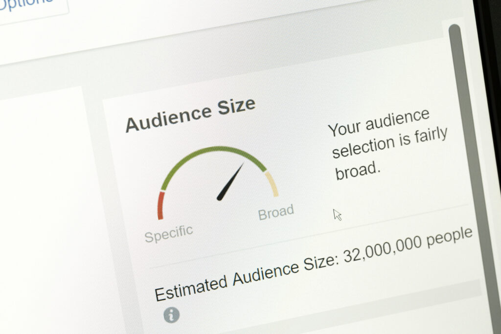 Estimation de la taille d'une audience sur les réseaux sociaux